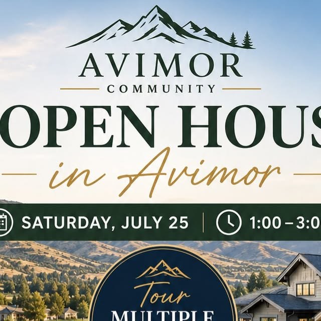 Avimor Community open house event graphic